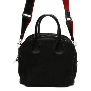 Christian Louboutin Handbag Marie Jane Suede Black